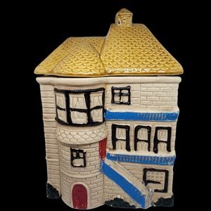 Vintage Hand Painted Cookie Jar